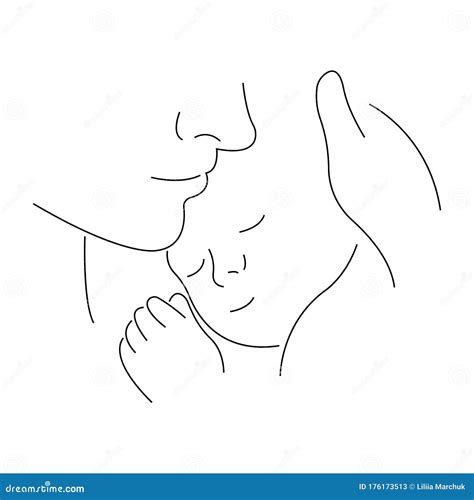 Mother And Her Baby Silhouette Vector Illustration | CartoonDealer.com ...