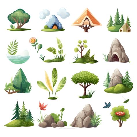 Set of nature icons - Impossible Images - Unique stock images for ...