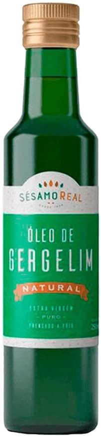 Óleo de Gergelim Extra Virgem Sésamo Real 250ml Amazon br