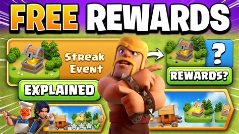 New Streak Event Explained Get Daily Free Rewards And Special Challenges Event In Clash Of Clans