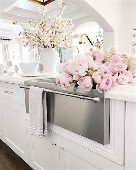 Stylish White Kitchen with Farmhouse Sink