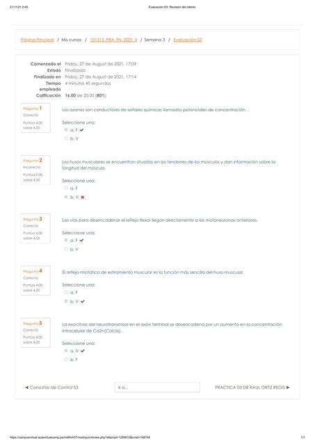 Evaluación S3 Revisión del intento Tiroxina Med uDocz