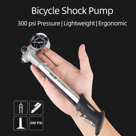 GIYO GS 02D Foldable 300psi High Pressure Bike Air Shock Pump With