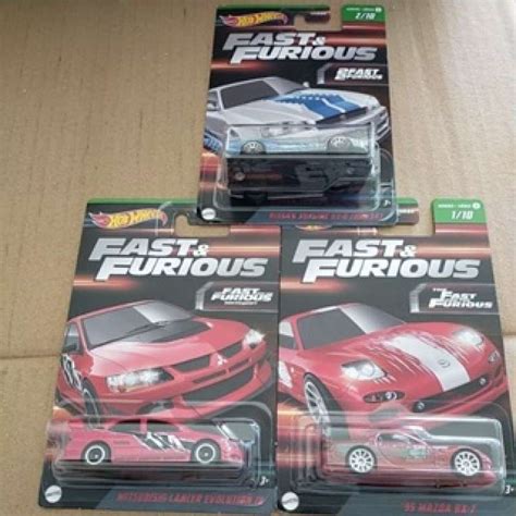 Jual Hot Wheels Fast And Furious Nissan Skyline Lancer Toyota Supra Mitsubishi Eclipse