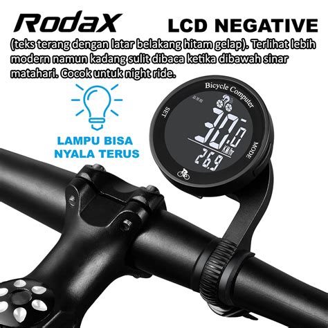 Jual Rodax Pro Wireless Speedometer Sepeda Waterproof Lcd Positivenya