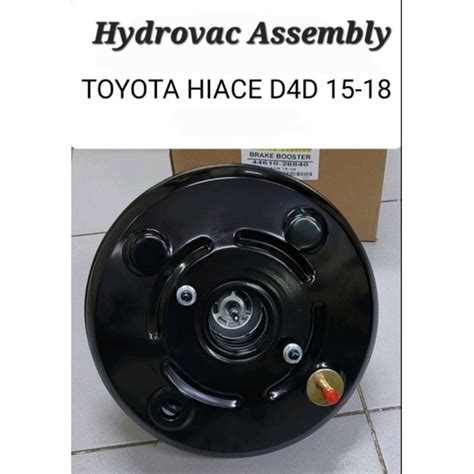 Hydrovac Assy Brake Booster For Toyota Hiace D4D 2015 2018 Shopee