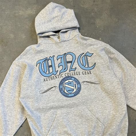 Vintage UNC hoodie Pre-owned Dimensions Pit:... - Depop