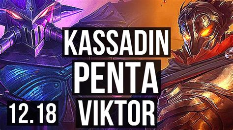 Kassadin Vs Viktor Mid Penta 2 4m Mastery 1100 Games Legendary