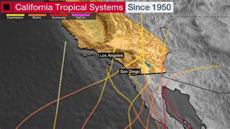 California's Tropical Storm And Hurricane History | Weather.com