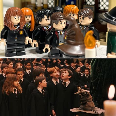 So I finally decided to put my Harry Potter lego to good use and recreate some movie scenes. I ...