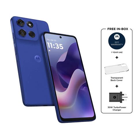 Motorola G56 5G Smartphone, 12 GB RAM, 256 GB Storage, Dazzling Blue