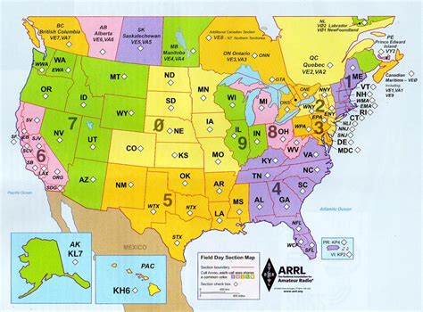 Arrl Field Day 2024 Section Map - Benny Arlinda