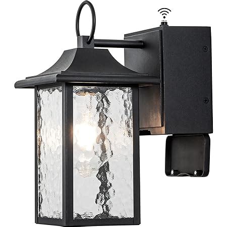 Oupavocs Outdoor Porch Light With Gfci Outlet Dusk To Dawn Exterior