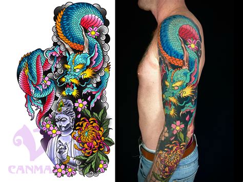 Japanese Sleeve Visions Tattoo And Piercing