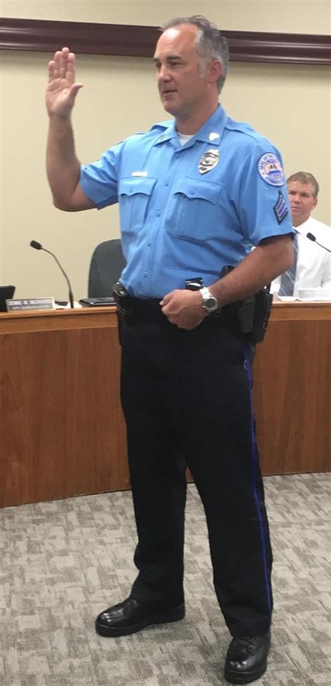 Officer Barry Jones sworn in as sergeant of Edwardsville Police ...