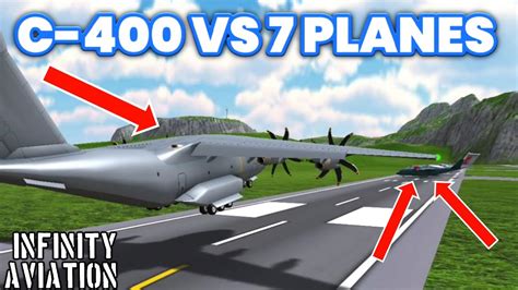 C 400 FIGHTS WITH SEVEN PLANES And Vehicles Turboprop Flight