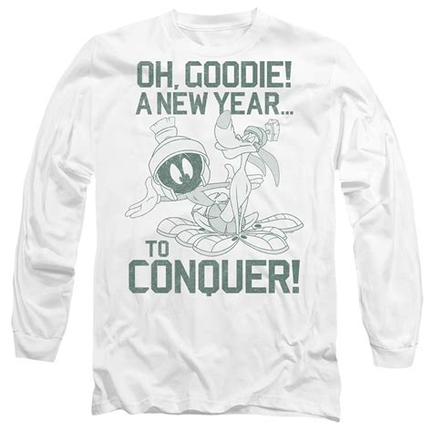 Looney Tunes New Year To Conquer Marvin The Martian Unisex Adult Long