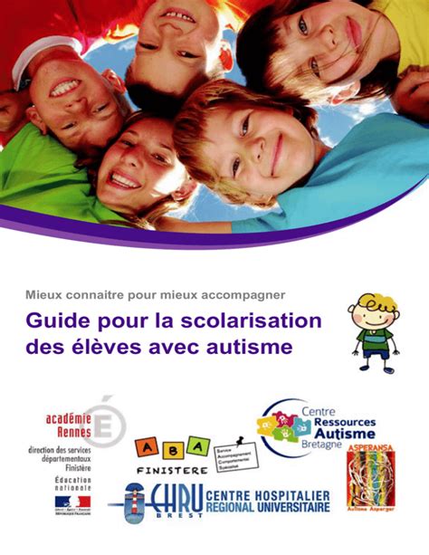 Guide Pour La Scolarisation Des L Ves Avec Autisme