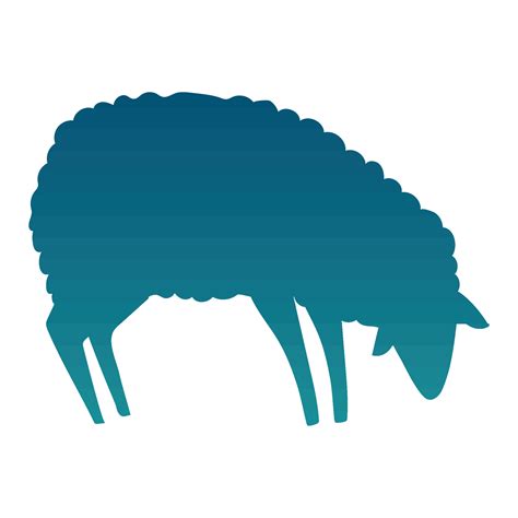 sheep animal silhouette 13829956 Vector Art at Vecteezy