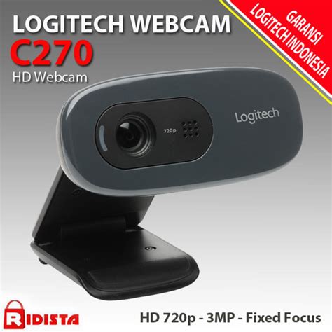 Logitech C270 Webcam HD 270p - L076 | Jl-Webcam Online Murah