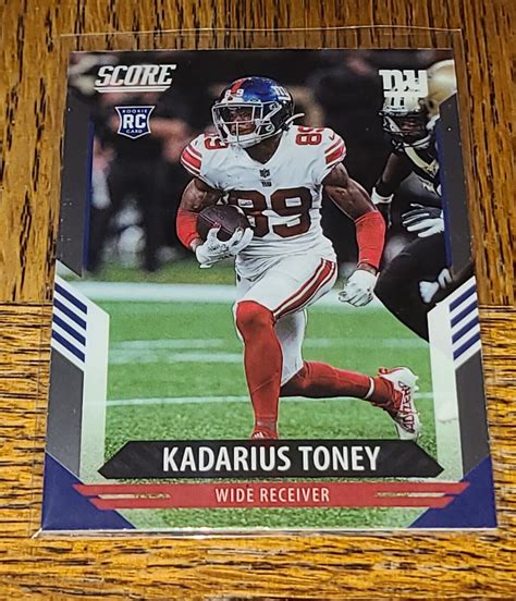 Giants Kadarius Toney Panini Chronicles Score Update Rookies