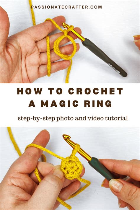 How To Crochet A Magic Ring For Beginners How To Crochet A Magic Ring