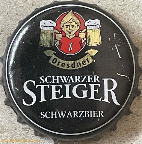 Steiger Tampinhas De Garrafas Cerveja Alemanha Cor Preto