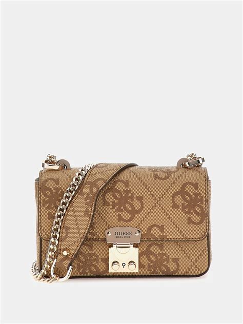 GUESS® Маленькая сумка на ремне «Eliette» с логотипами 4G