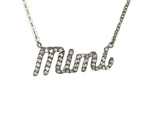 14 Karat White Gold Mimi Diamond Necklace Brinkers Jewelers