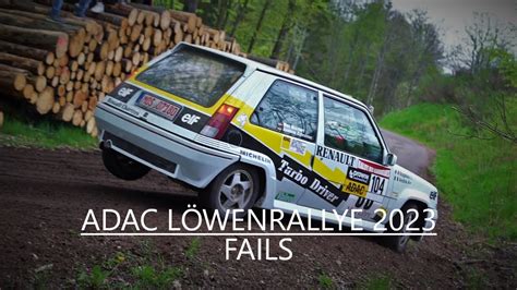 ADAC Löwenrallye Birkenfeld 2023 Fails YouTube