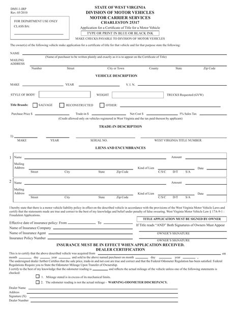 Form Dmv Irp Fill Out Printable Pdf Forms Online