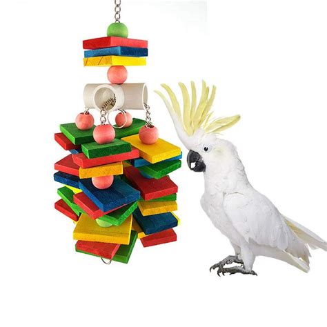 Wholesale Parrot Wooden Chew Toy - PetSpls