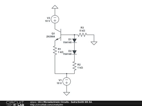 10.1 Microelectronic Circuits - Sedra/Smith 6th Ed. - CircuitLab