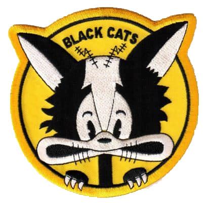 VPB-44 Black Cats Squadron Patch – Sew On - Squadron Nostalgia