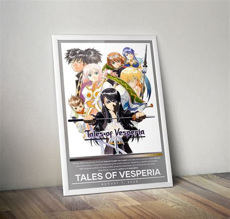 Tales of Vesperia Poster Tales of Vesperia Print Gaming Poster Print, 4 ...