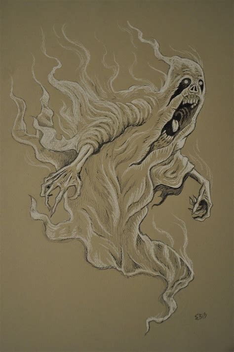 Realistic Ghost Drawing Np