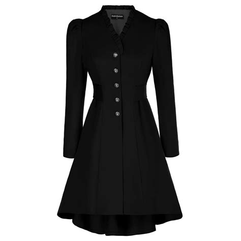 Sd Womens Gothic Steampunk Jacket Long Victorian Waistcoat Jacket High