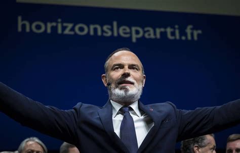 Horizons Avec son nouveau parti Edouard Philippe joue t il déjà pour