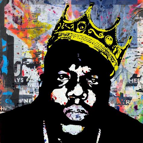 The Notorious B.I.G.- Biggie Smalls Printmaking by Paslier Morgan ...