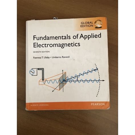 電磁學 原文 課本 二手 Fundamentals Of Applied Electromagnetics 蝦皮購物