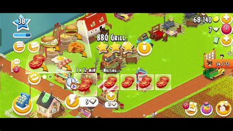 Hay Day Gameplay Level 38 Collect Production Cakes Ice Cream Pie Corns