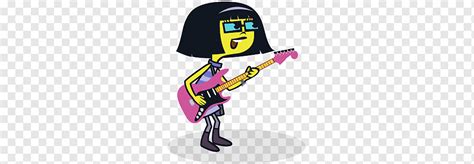 Cha Ching Character Prudence With Guitar Cartoons Cha Ching Png