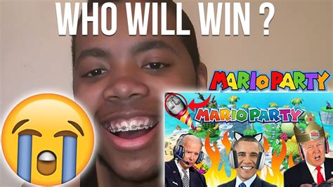 The Gamer Presidents Play Mario Party Ft Chris Pratt Reaction YouTube