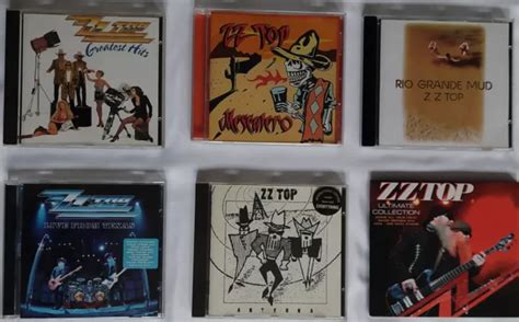 Zz Top X Cd Collection In Top Condtion Antenna Mescalero Live From