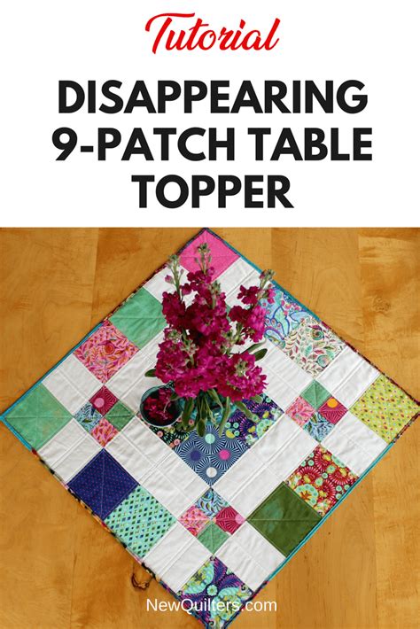 Disappearing Patch Table Topper Quilt Tutorial Artofit