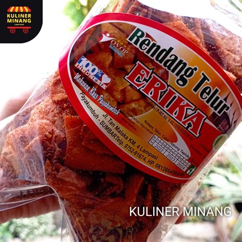 Jual Rendang Telur Erika Original Oleh Oleh Cemilan Payakumbuh Padang