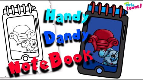 Blues Clues How To Draw Handy Dandy Notebook Easy Drawing Tutorial ...