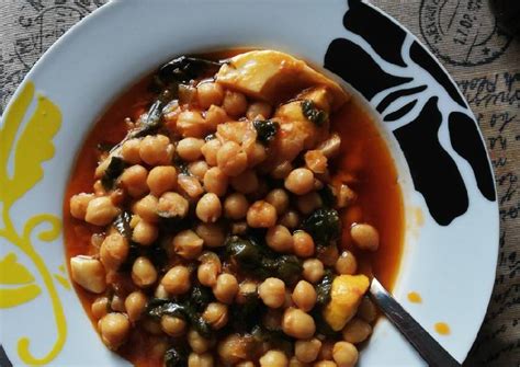 Garbanzos De Bote Con Espinacas Y Bacalao Actualizado Julio