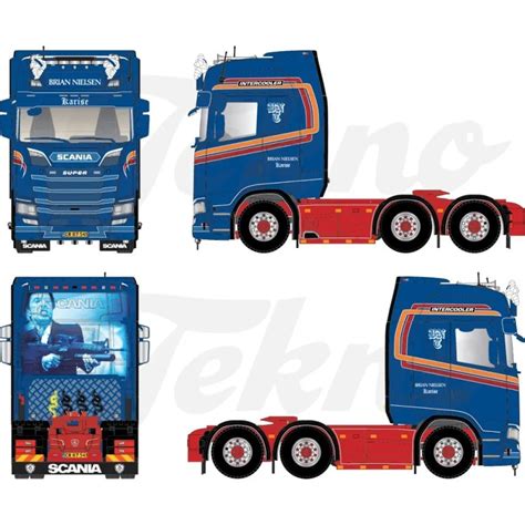 TEKNO 85716 Scania Next Gen S Highline 6x2 Brian Nielsen TEKNO