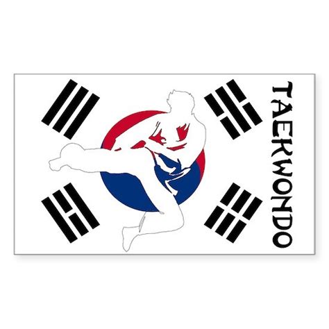 Taekwondo Sticker (Rectangle) | CafePress